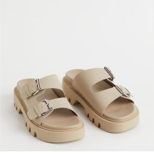 H&M Chunky Lug Sole slides sandals